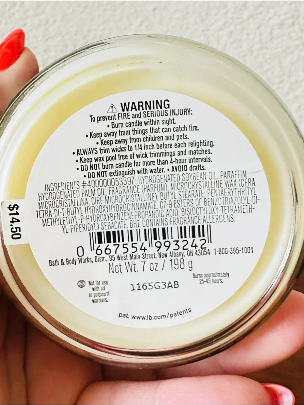 Bath & Body Works Wicked Apple Candle - Black, White, Green Label